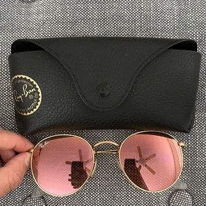 Rayban Mirrored around Glasses. Good Condition.